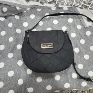 Marc Jacobs Black Quilted Crossbody Bag